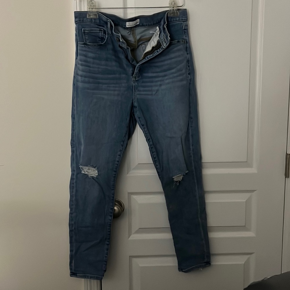 Loft Curvy High Rise jeans